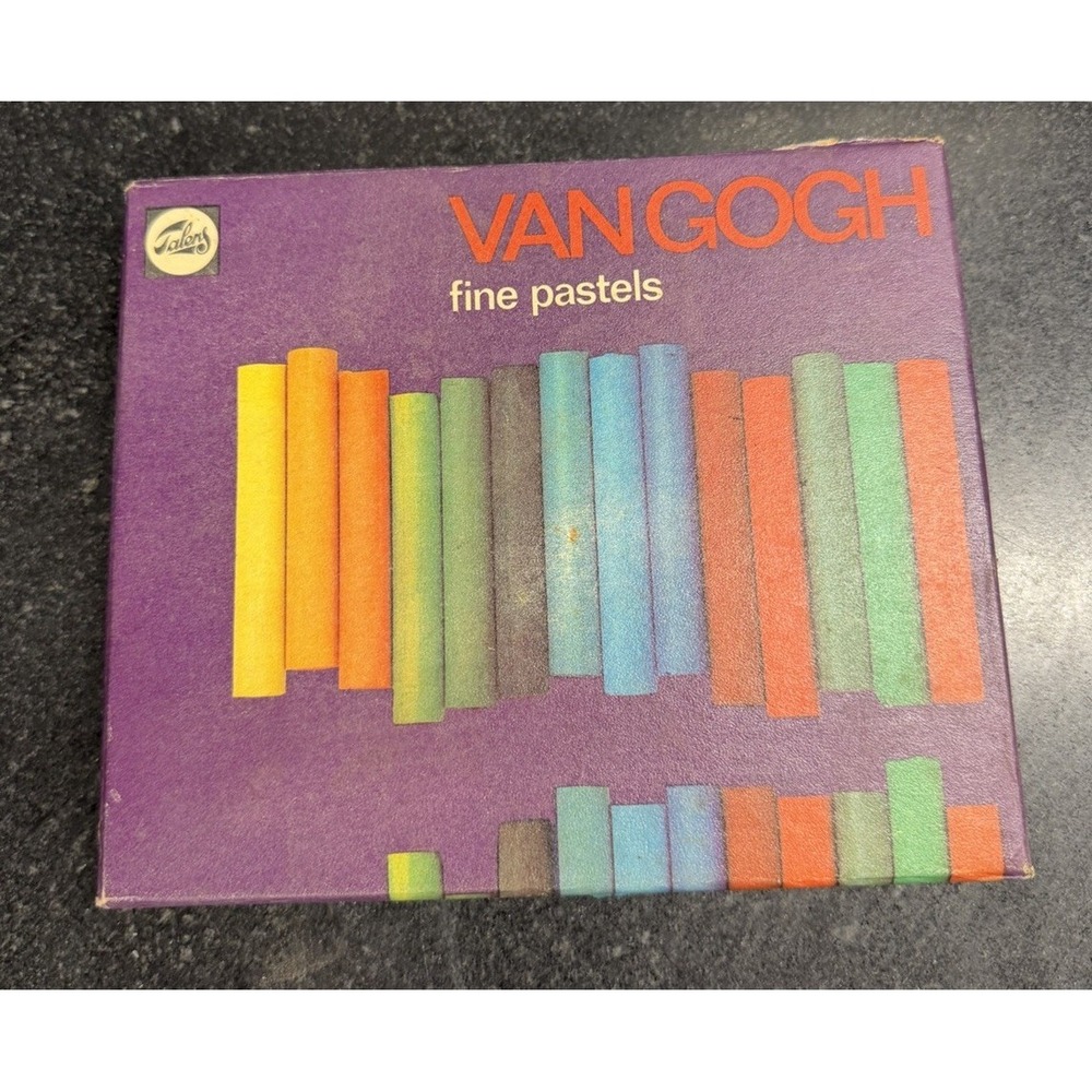 Vintage Talens Van Gogh Fine Pastels 30 Color Set Holland Artist Art Supplies